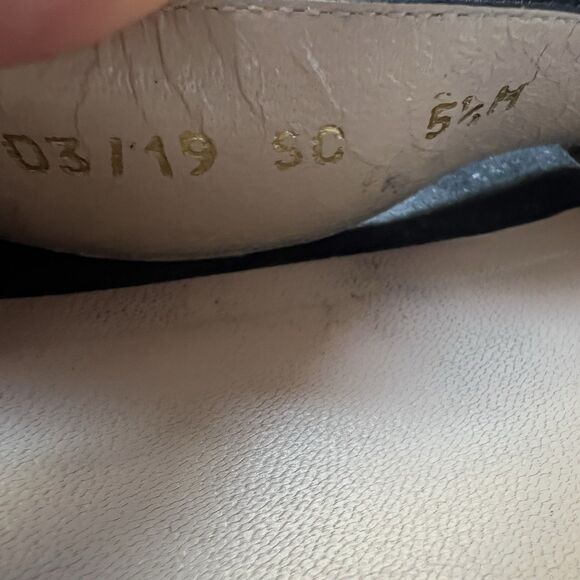 Stuart Weitzman Ezra 80 Black Suede Black Heel Sandal Women 5.5 Wide Strap Chic - Picture 9 of 13